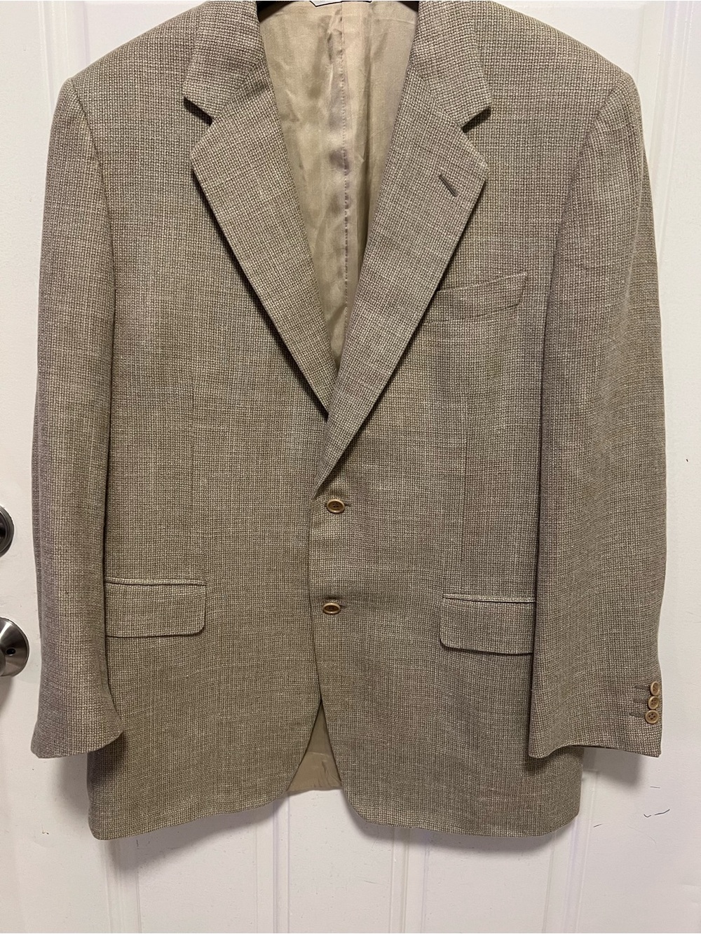 Canali Men's Classic Tan wool Blazer